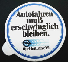 Werbe-Aufkleber Opel