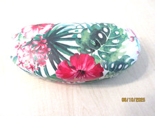 Großes Hartschalen-Brillenetui im Blumendesign