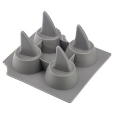  Neuheit Shark Fin Shaped Soft Ice Tray Eismaschine Pudding Mold Maker