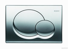 Geberit Samba 115.770.46.1 | Drückerplatte / Betätigungsplatte Chrome seidenmatt