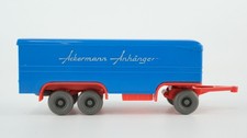 Wiking H0 Dreiachsanhänger mit Kofferaufbau "Ackermann" starre Deichsel GK 483/1