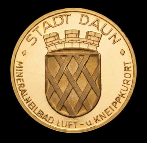 Goldmedaille stadt daun - stadt,