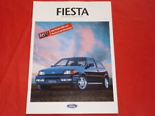 FORD Fiesta Typ GFJ C CLX Calypso S XR2i Prospekt Brochure Depliant Folleto 1992