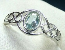 💙Blautopas Ring 925 Silber