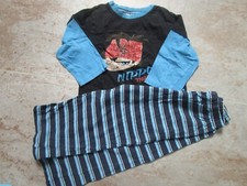 Schlafanzug lang Ninja Gr. 92/98