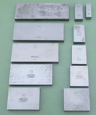 11 Endmaße 10 15 20 25 30 40 50 70 80 90 100 mm Endmaßkasten Parallel Endmaß