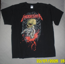 METALLICA - VINTAGE -- T-SHIRT -- GR. XL - SCHWARZ - TRASH METAL / HEAVY METAL
