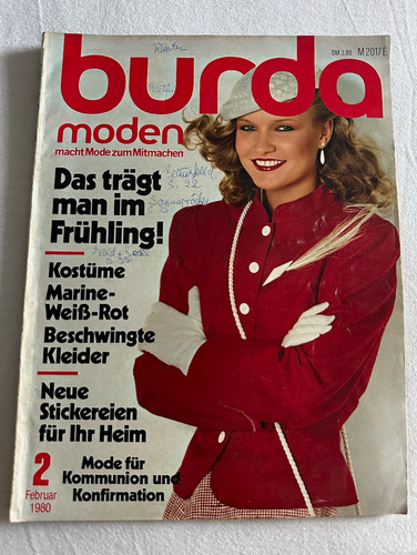 Burda moden ausgabe 1980 - ausgabe, 2/1980