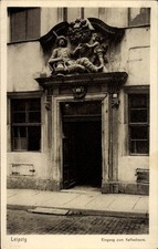 Ak Leipzig, Eingang zum Kaffeebaum, Leipzig - 4905326