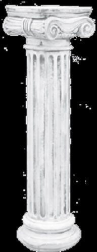 Ionische säule kanneliert mit - ionische,