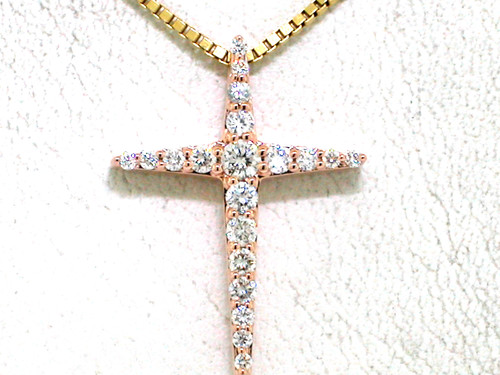 Brillant anhänger kreuz - anhänger,