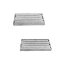  Set of 2 Schmuckstander Aufbewahrungsschale Schmuckständer Ausstellungsständer