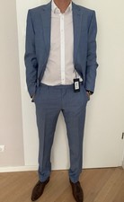 JOOP! Herrenanzug – Herby-Blayr – Slim Fit – Gr. 98 – Hellblau – nur 1x getragen