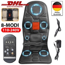 Massagesitzauflage Massagesitz Vibrations Rückenmassagegerät für Auto Zuhause DE