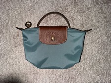 Longchamp Le Pliage Original Pouch Tote Bag Türkis Pochette Neu