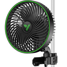 VIVOSUN AeroWave E6 Gen2 Clip-Ventilator mit automatischer Oszillation,Schwarz