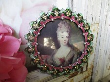 Bilderrahmen Metall grün rosa