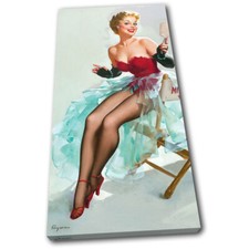 Vintage Girl Poster Sexy Retro