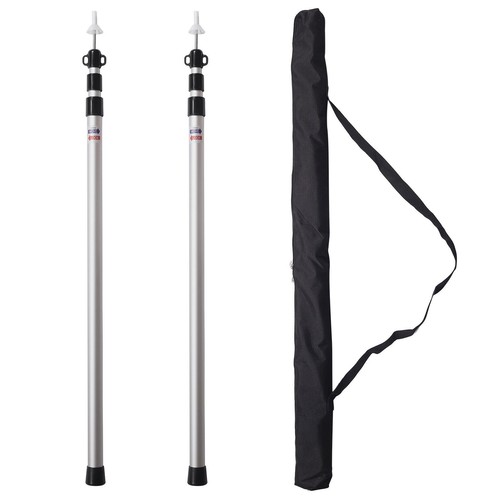 Teleskop zeltstange alu - 2x,