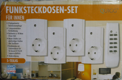 Funksteckdosen 4er set - funksteckdosen, 4er-set