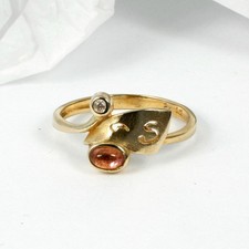 Ring in 333 Gold 8 Karat mit