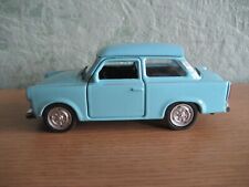 Trabant 601 hellblau Trabi Modellauto 1:34 neuwertig von WELLY