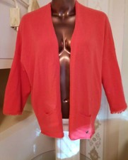 Princess Goes Hollywood Kaschmir PULLOVER Rot Strickjacke EDEL GR S/M CASHMERE