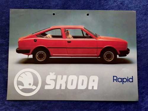 Skoda rapid prospekt 1983 - prospekt,