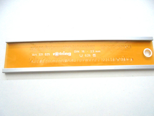 Rotring schriftschablone mit - rotring,