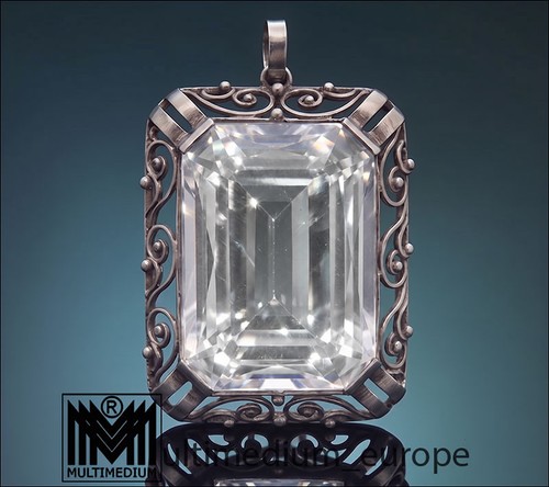 Großer art deco silber - großer,