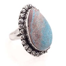 Jaspis Edelstein Versilbert