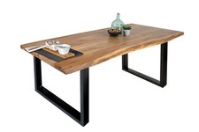 Esstisch Baumkante massiv