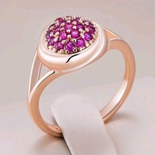 Luxus Damen Ring 585er Rolled