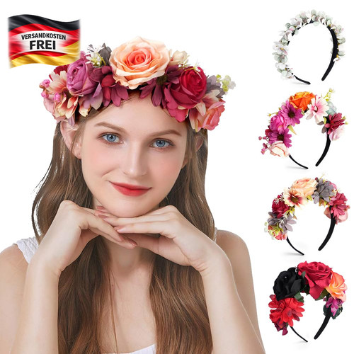 Blumenhaarreifen damen für - blumenhaarreifen,