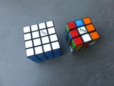 Rubiks Cube Zauberwürfel 3x3 und 4x4 3D Würfel original 5,5cm und 6,5 cm