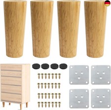 4 Stück Holz Möbelfüße