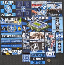 200x Aufkleber SV Waldhof