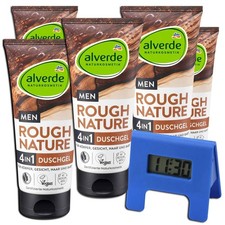 alverde MEN 5 x Duschgel 4in1