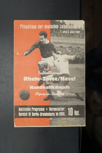 Programm 1941 fussball rhein - 1941,