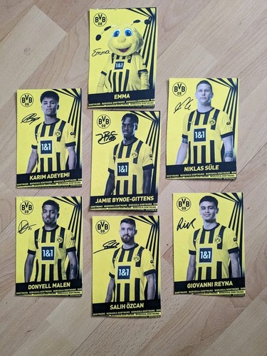 Unikat autogrammkarten satz - autogrammkarten,