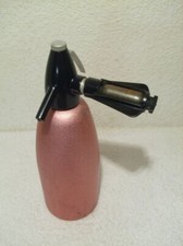 DDR Soda-Syphon mit 1 L Volumen, Farbe pink, funktionstüchtig, wenig benutzt