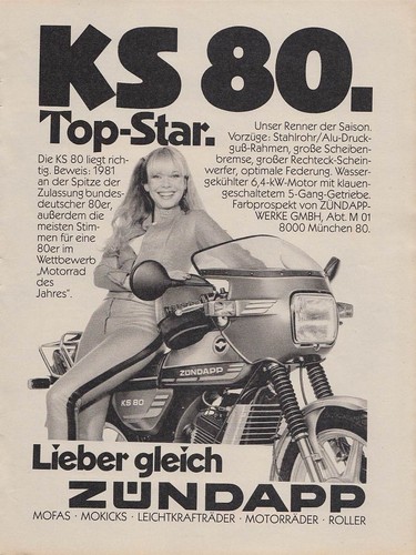 Zündapp reklame - 80,