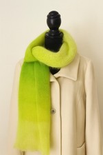 Schal handgestrickt Mohair