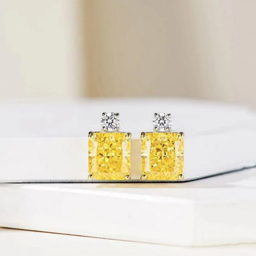 Gelb radiant diamant - gelb,