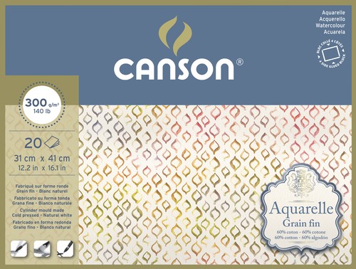 Canson aquarellblock aquarelle - canson,