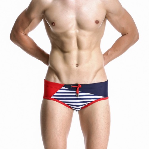 Gestreifte dreieck badehose - dreieck,