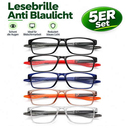 Lesebrille blaulichtfilter 5er - lesebrille,