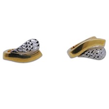 Ohrringe 585 Gold 14 Karat Gelbgold Weißgold Bicolor Ohrschmuck Damen Wert 720,-