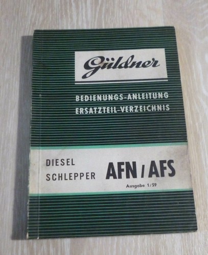 Güldner dieselschlepper afn - güldner,