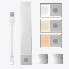 2pcs 20cm USB LED Unterbauleuchte mit Bewegungsmelder Schrank Wiederaufladbare